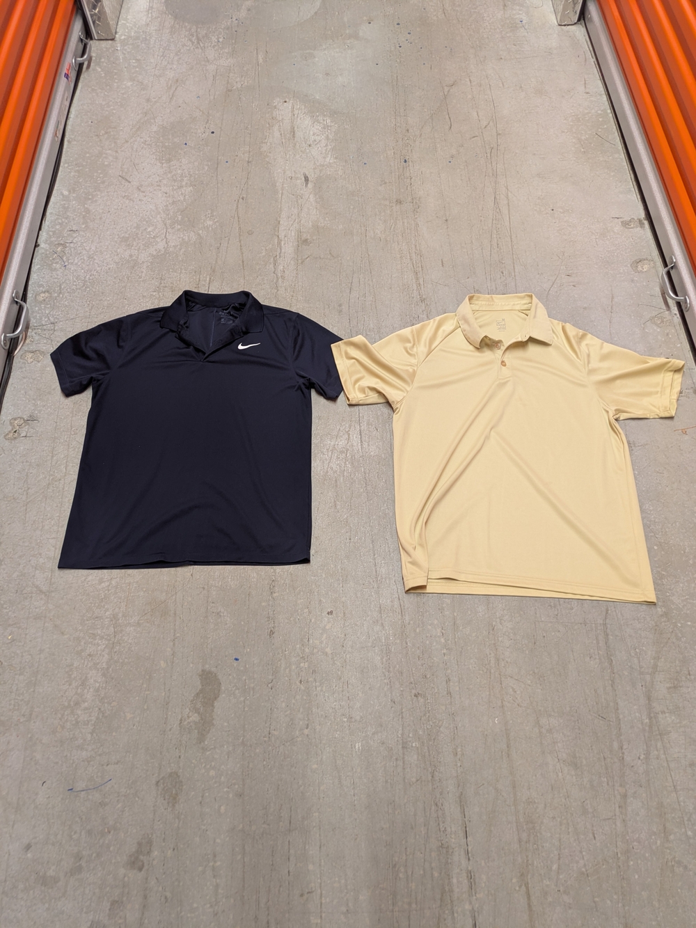 2 Nike Dri-fit Golf Polo Shirts Size M
